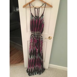 charlie jade silk patterned maxi